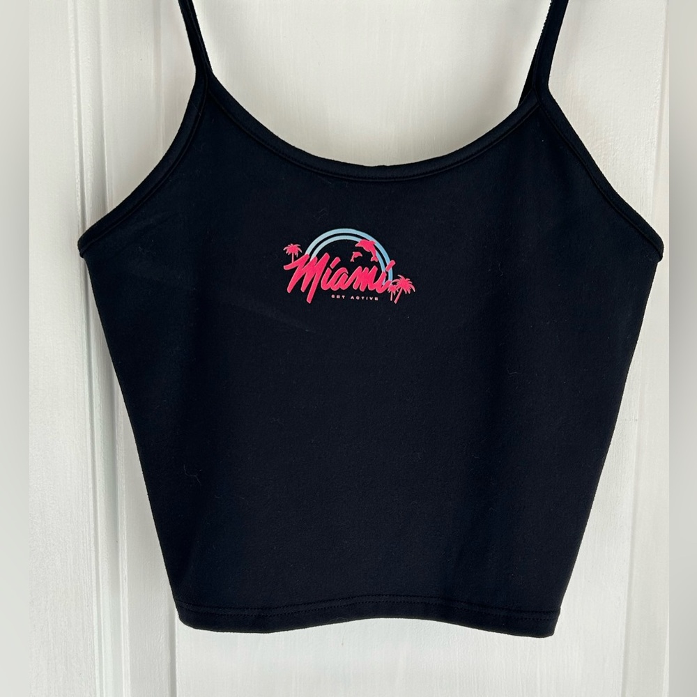 SET Active Crop with Miami Logo